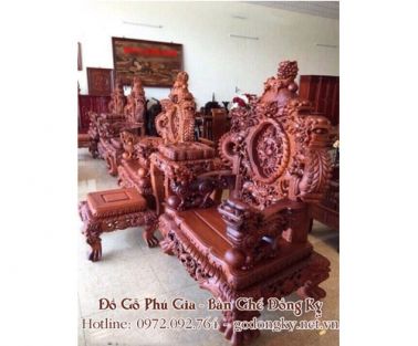 Bộ Rồng Bảo Đỉnh Gỗ Hương thumb 2