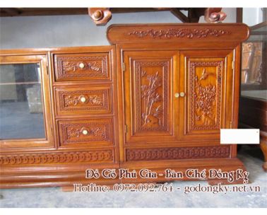 Kệ Tivi Gỗ Hương 2 thumb 2