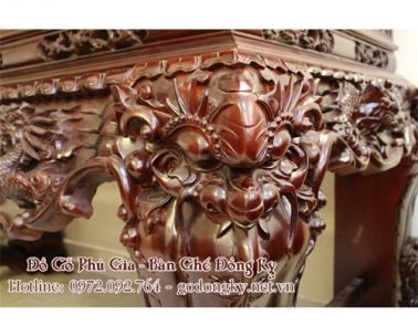 Sập Thờ Chạm Tứ Linh thumb 3