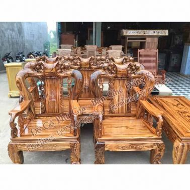 Bộ minh quốc đào tay 12 gỗ cẩm thị