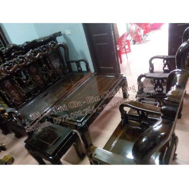 Bộ bàn ghế minh quốc đào gỗ chưu lưu