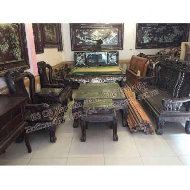 Bộ bàn ghế minh quốc voi 