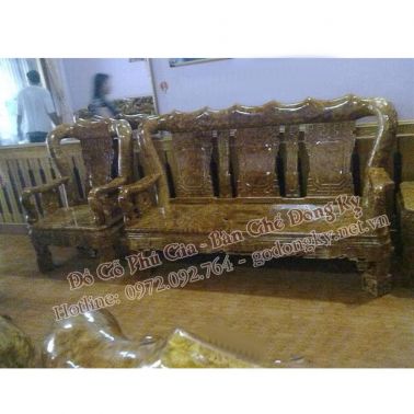 Bộ bàn ghế minh quốc triện tay 12
