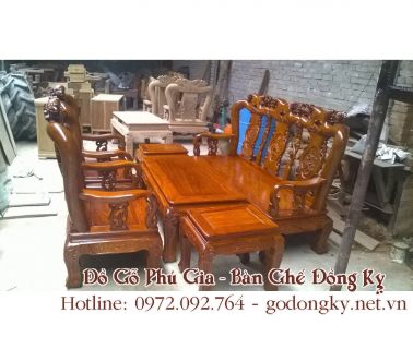 Bộ minh quốc hồng gỗ hương 6 món