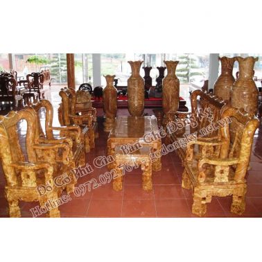  Bộ minh quốc triện gỗ nu nghiến