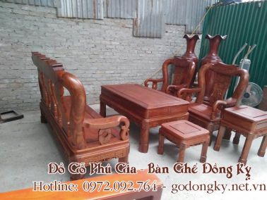 Bộ minh quốc triện tay 12 gỗ hương