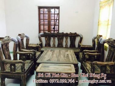 Bộ minh quốc triện tay 12 gỗ mun