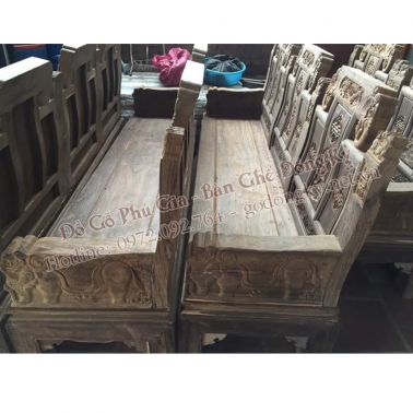 Bộ như ý tay voi gỗ chưu lưu