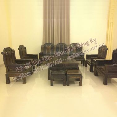 Bộ như ý tay voi mun sọc 10 món