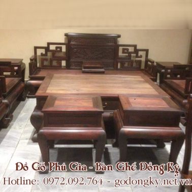 Bộ xuân thủy gỗ cẩm lai