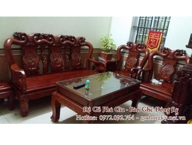 Bộ bàn ghế minh quốc đào tay 10