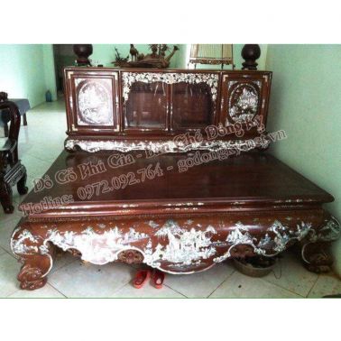 Sập khảm trai ốc ( S01)