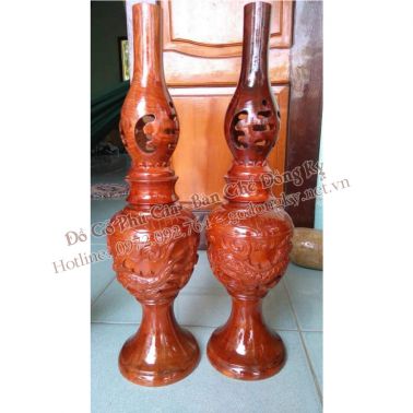 Đèn thờ bằng gỗ hương