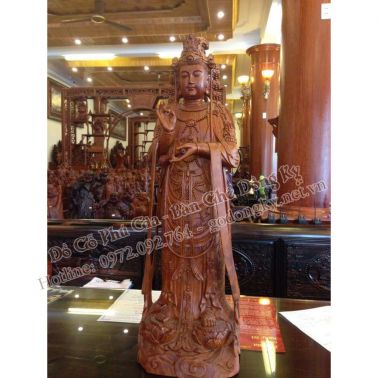 Tượng phật bồ tác gỗ hương