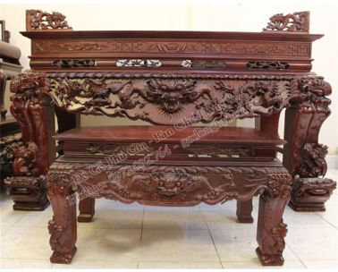Sập Thờ Chạm Tứ Linh